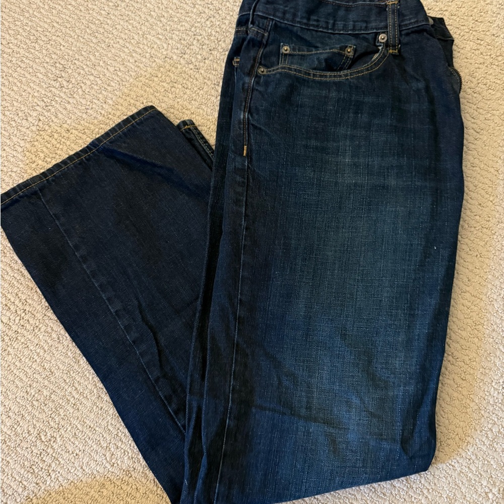Banana Republic Factory Men's Relaxed Jeans - Dark Blue